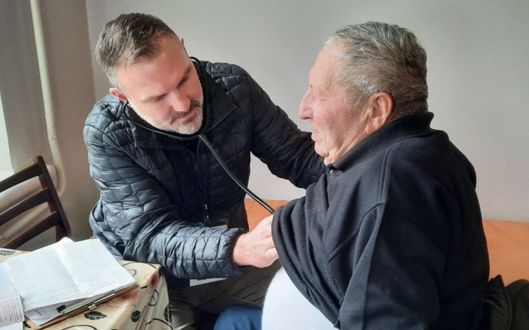 Volunteer mission in Kykolaiv region. Doctors help the residents of Snigurivka